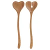 Butlers ACACIA Salatbesteck-Set Herz 2-tlg.- Kochen & Backen|Besteck