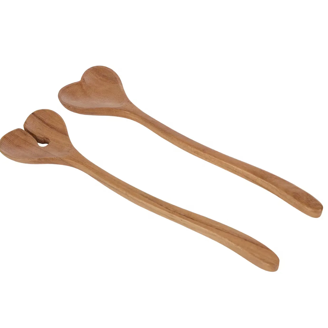 Butlers ACACIA Salatbesteck-Set Herz 2-tlg.- Kochen & Backen|Besteck