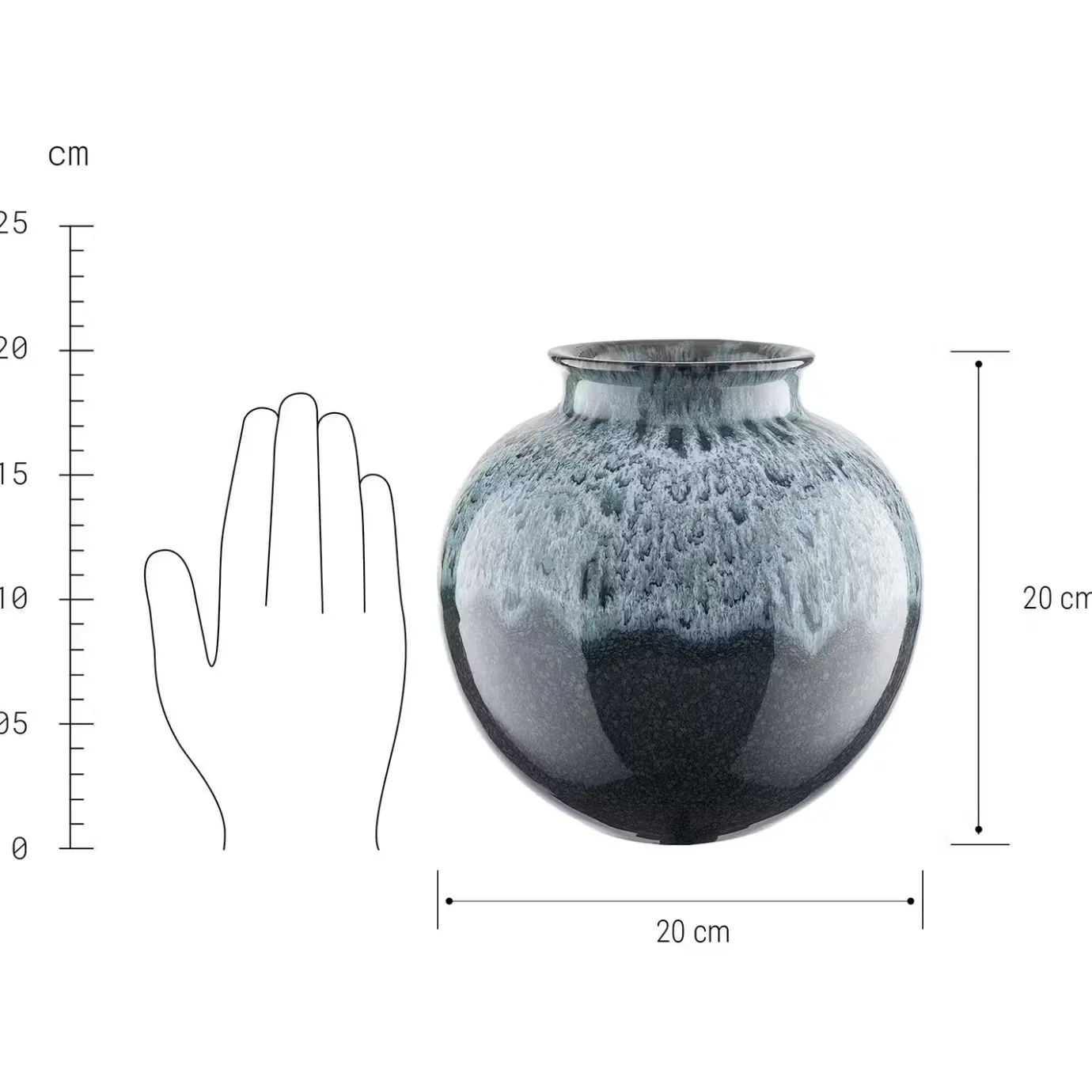 Butlers AQUARELLE Vase- Vasen