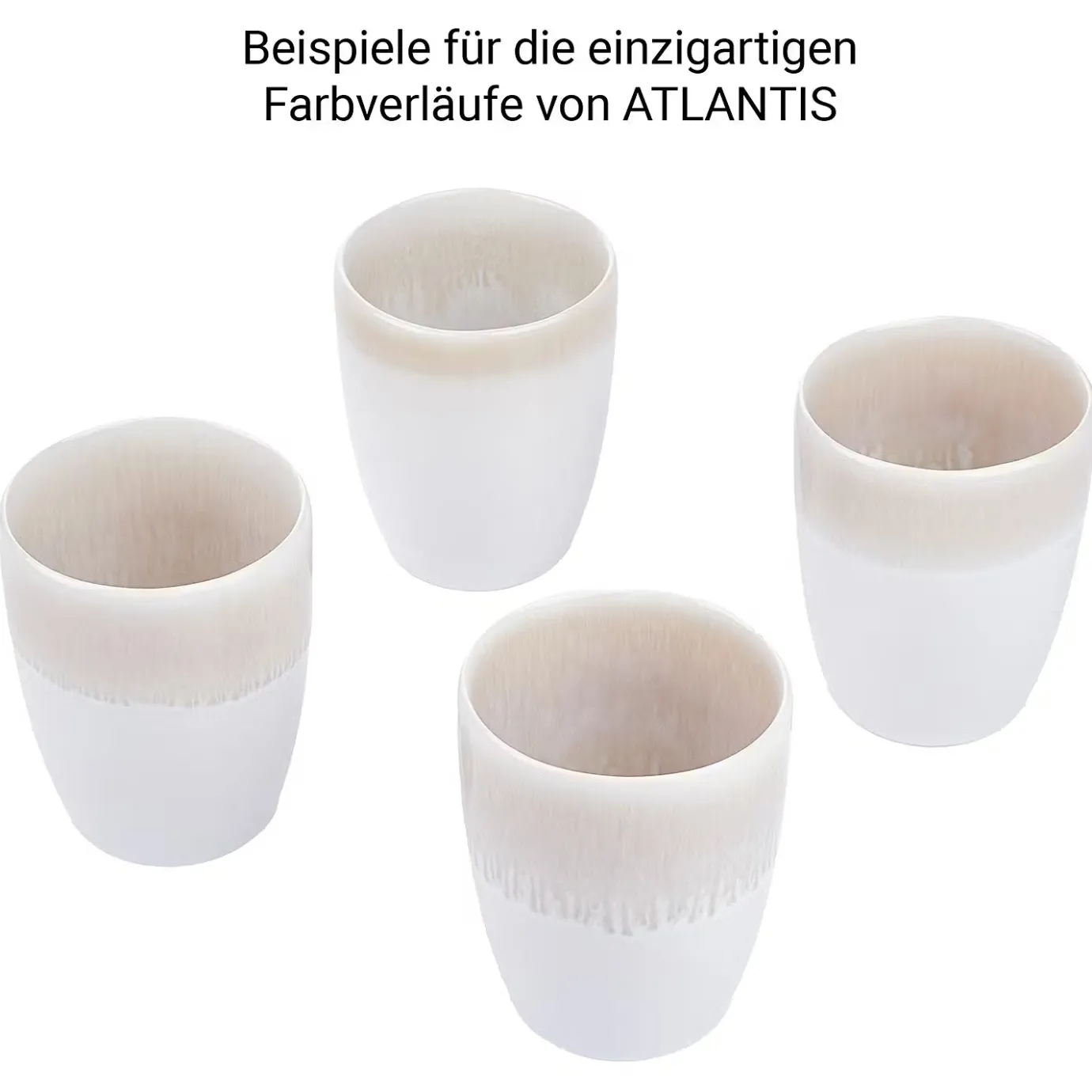 Butlers ATLANTIS Tasse 4er-Set- Tassen & Becher