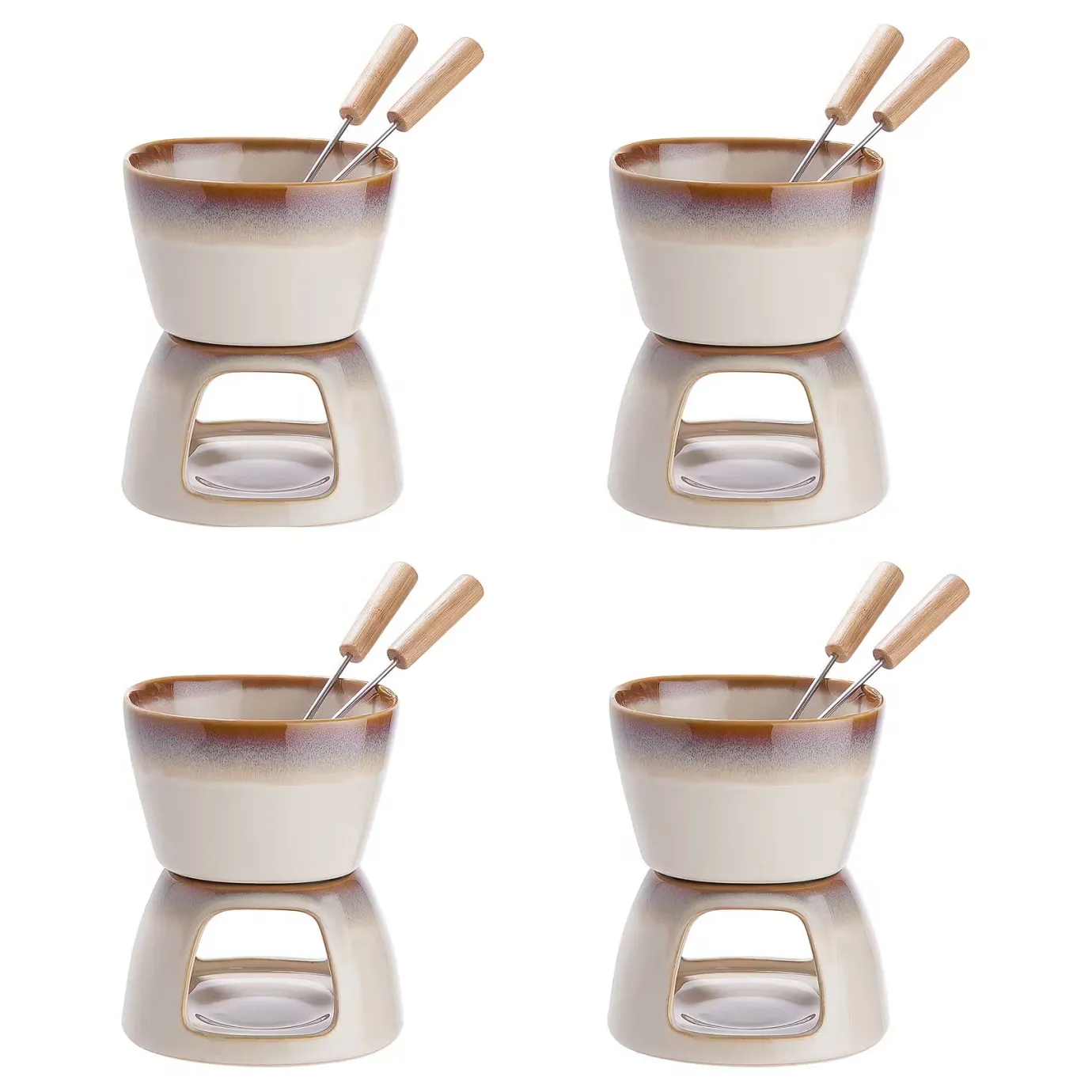 Butlers AU CHOCOLAT Mini-Fondue 4er-Set- Tassen & Becher