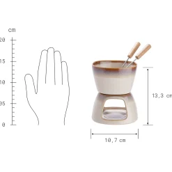 Butlers AU CHOCOLAT Mini-Fondue 4er-Set- Tassen & Becher