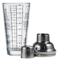 Butlers BARTENDER Cocktailshaker 4er-Set- Cocktailgläser