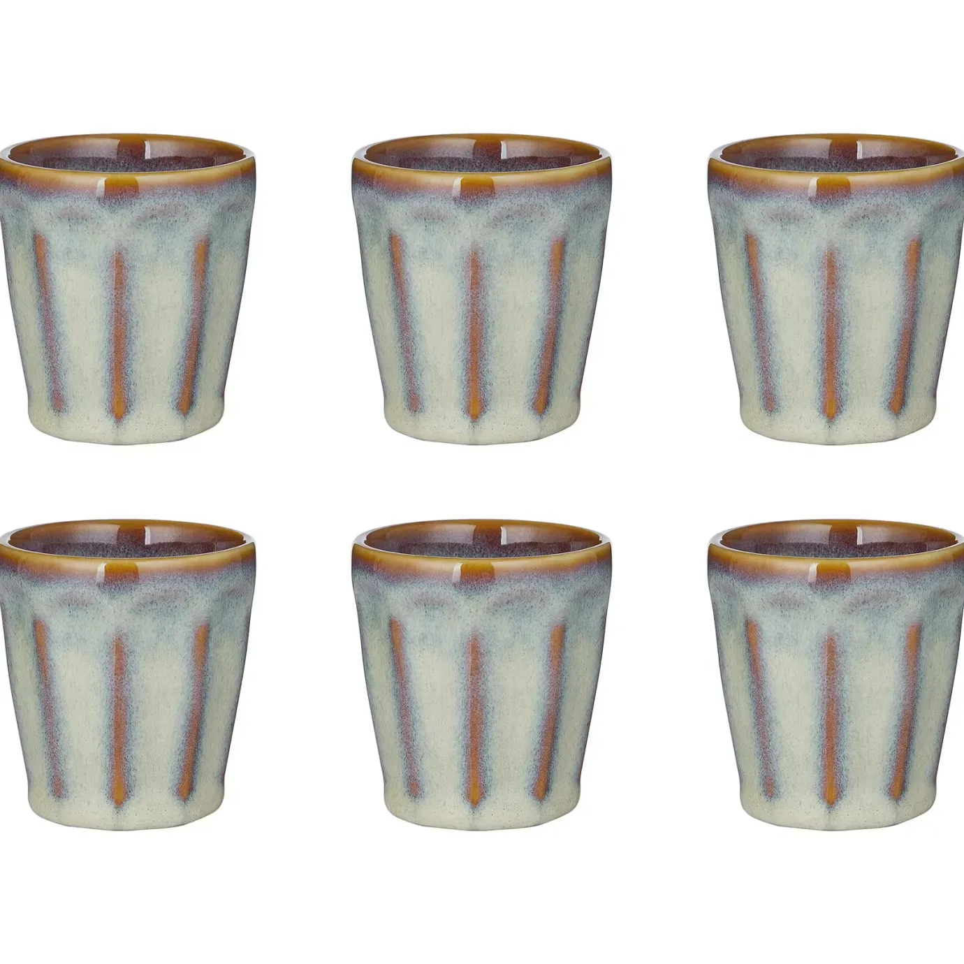 Butlers BERGAMO Espressotasse 6er-Set- Tassen & Becher