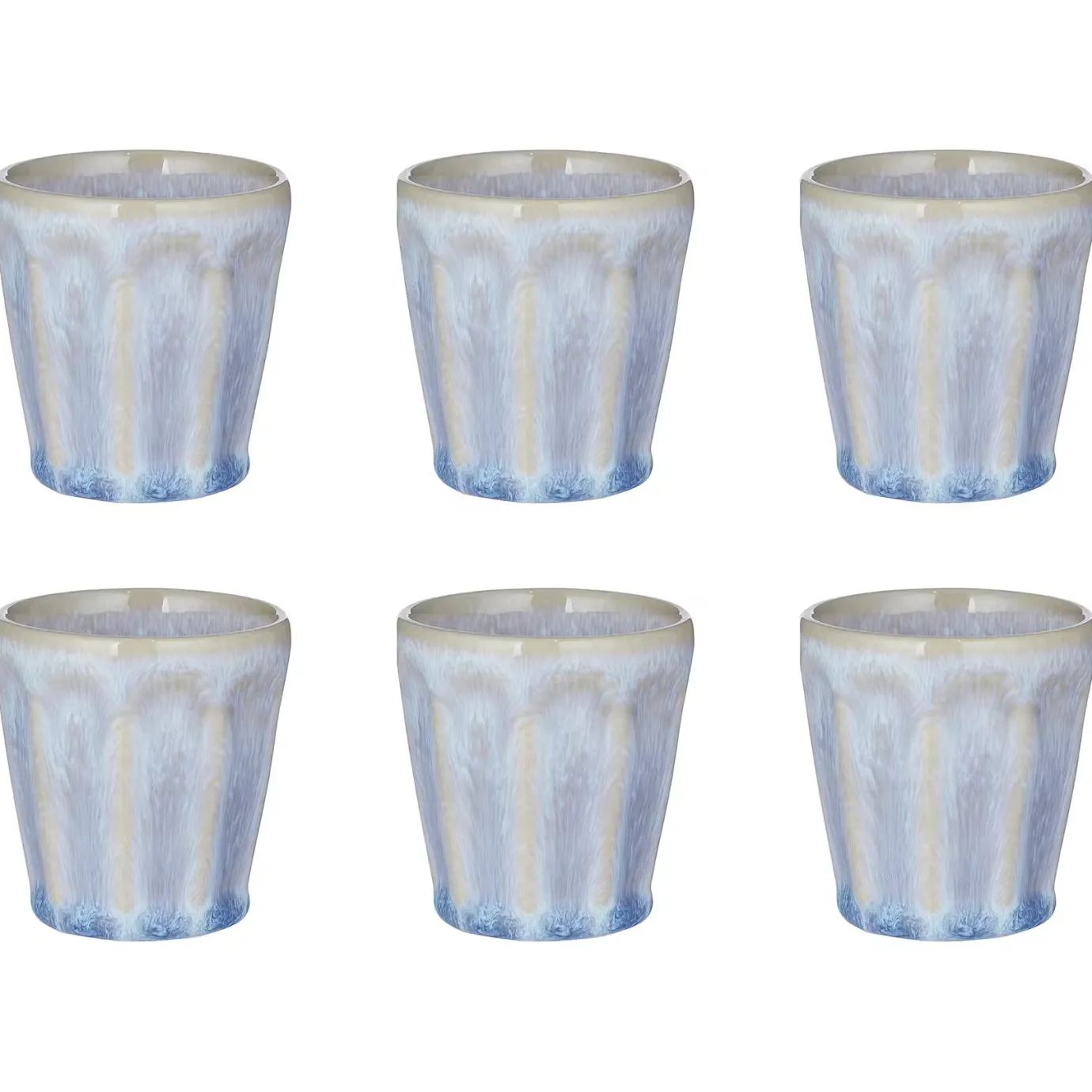 Butlers BERGAMO Espressotasse 6er-Set- Tassen & Becher