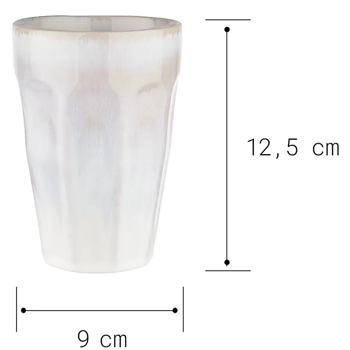 Butlers BERGAMO Latte Macchiato Tasse 6er-Set- Tassen & Becher