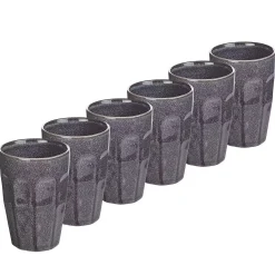 Butlers BERGAMO Latte Macchiato Tasse 6er-Set- Tassen & Becher