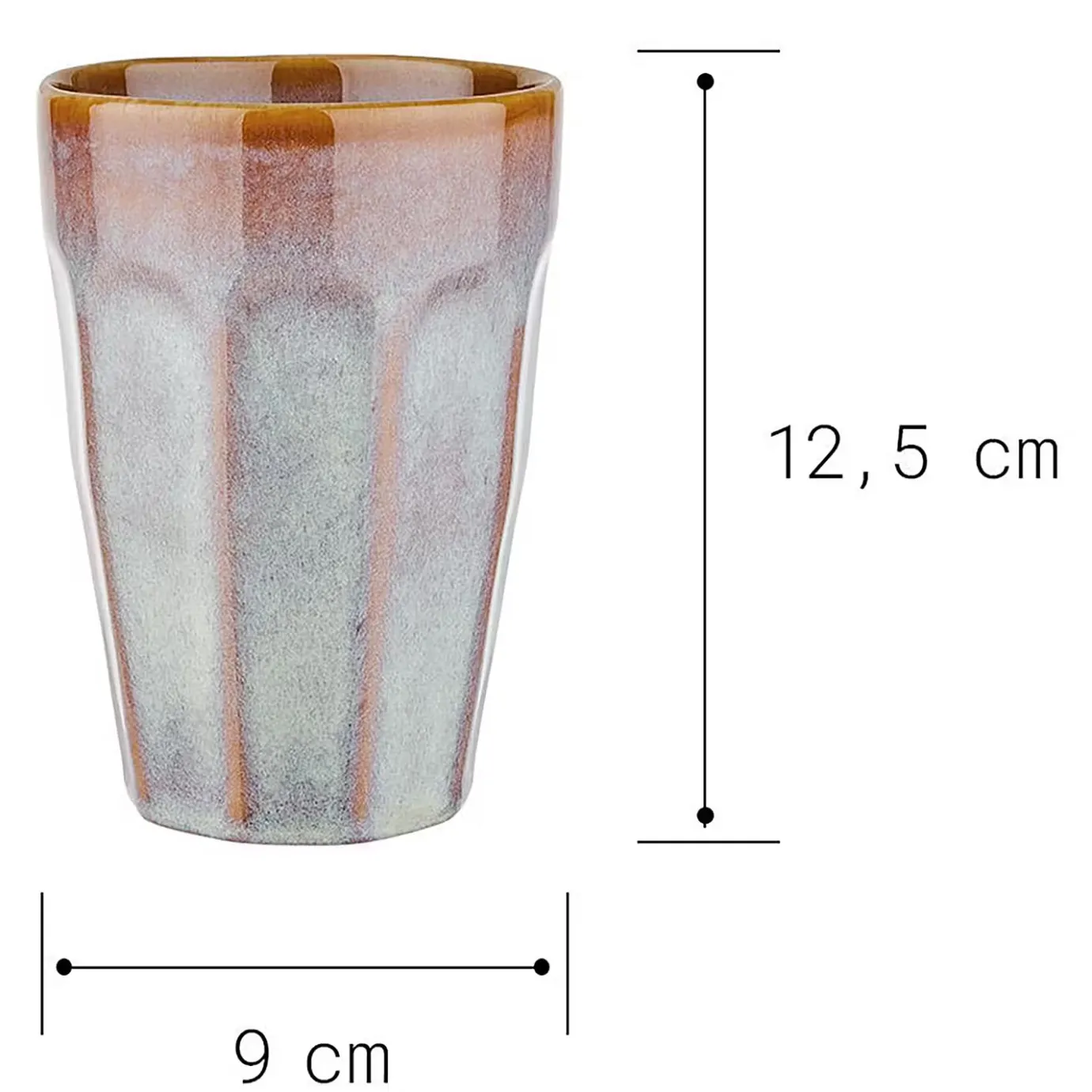 Butlers BERGAMO Latte Macchiato Tasse 6er-Set- Tassen & Becher