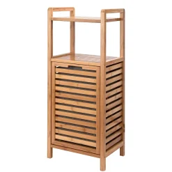 Butlers BIG BAMBOO Regal mit Wäschekorb- Badmöbel|Bad-Accessoires