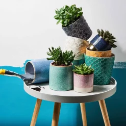 Butlers BLOOMY Blumentopf 6er-Set- Blumentöpfe & Übertöpfe