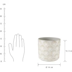 Butlers BLOOMY Blumentopf 6er-Set- Blumentöpfe & Übertöpfe