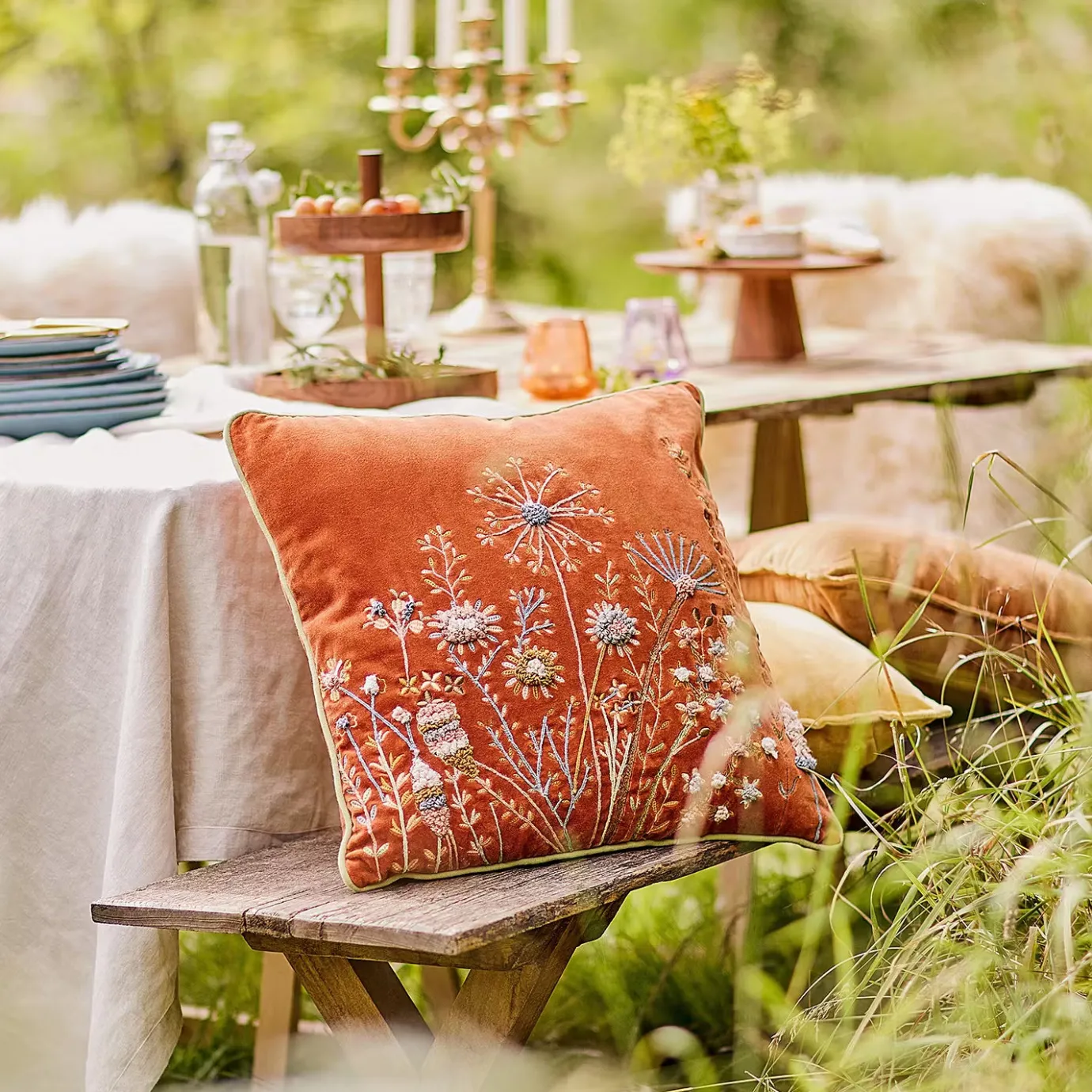 Butlers BOHEMIAN Kissen Blumen- Kissen & Decken