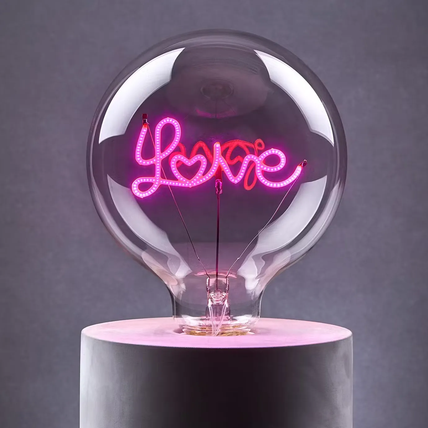 Butlers BRIGHT LIGHT LED-Glühlampe Love- Led-Leuchtmittel