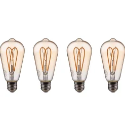 Butlers BRIGHT LIGHT LED-Glühlampe 4er-Set- Led-Leuchtmittel
