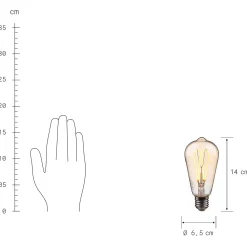 Butlers BRIGHT LIGHT LED-Glühlampe 4er-Set- Led-Leuchtmittel