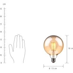 Butlers BRIGHT LIGHT LED-Glühlampe 2er-Set- Led-Leuchtmittel