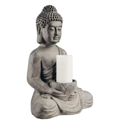 Butlers BUDDHA Kerzenhalter- Kerzenhalter & Kerzenständer
