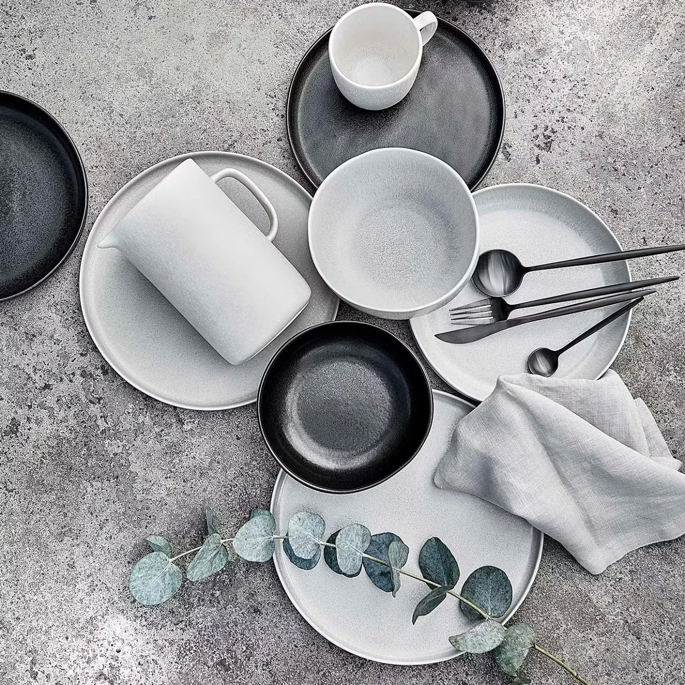Butlers CASA NOVA Dinner-Set 12-tlg.- Geschirr-Sets
