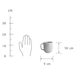 Butlers CASA NOVA Tasse 4er-Set- Tassen & Becher