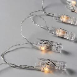 Butlers CLIP ART LED-Lichterkette Klammern- Lichterketten