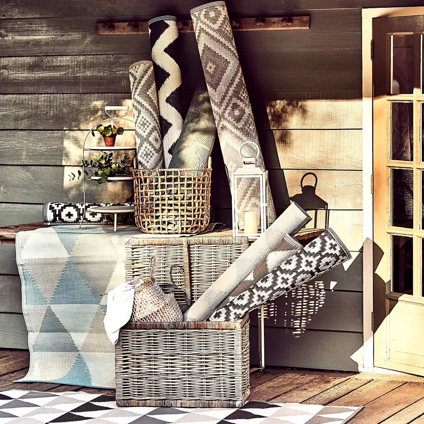 Butlers COLOUR CLASH In-/Outdoorteppich Ethno- Teppiche