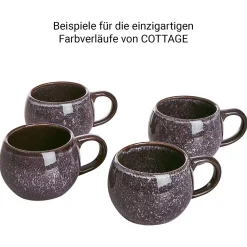 Butlers COTTAGE Espressotasse 6er-Set- Tassen & Becher