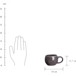 Butlers COTTAGE Espressotasse 6er-Set- Tassen & Becher
