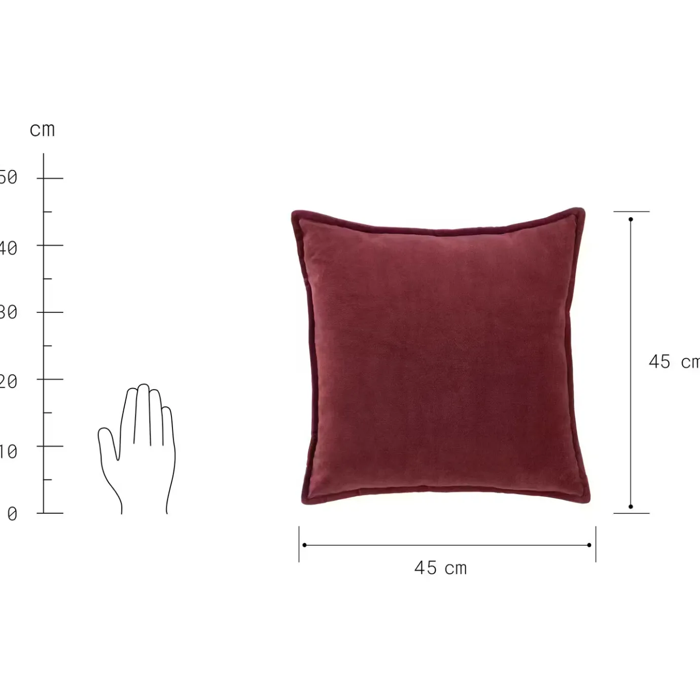 Butlers COTTON VELVET Dekokissen- Kissen & Decken