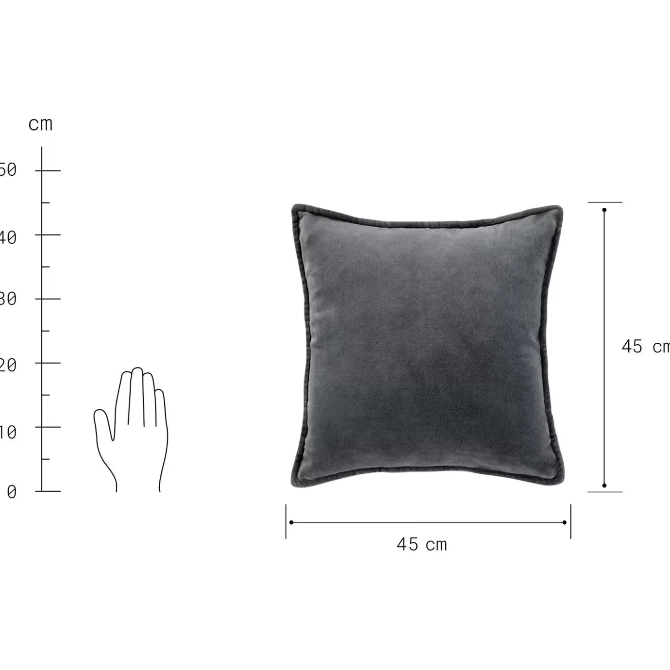 Butlers COTTON VELVET Dekokissen- Kissen & Decken