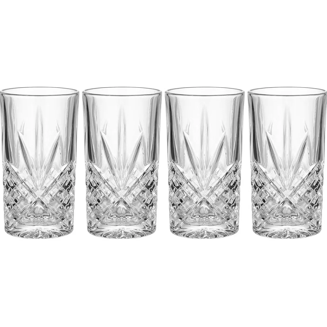 Butlers CRYSTAL CLUB Longdrinkglas 4er-Set- Cocktailgläser