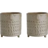 Butlers ETHNO Blumentopf 2er-Set- Blumentöpfe & Übertöpfe
