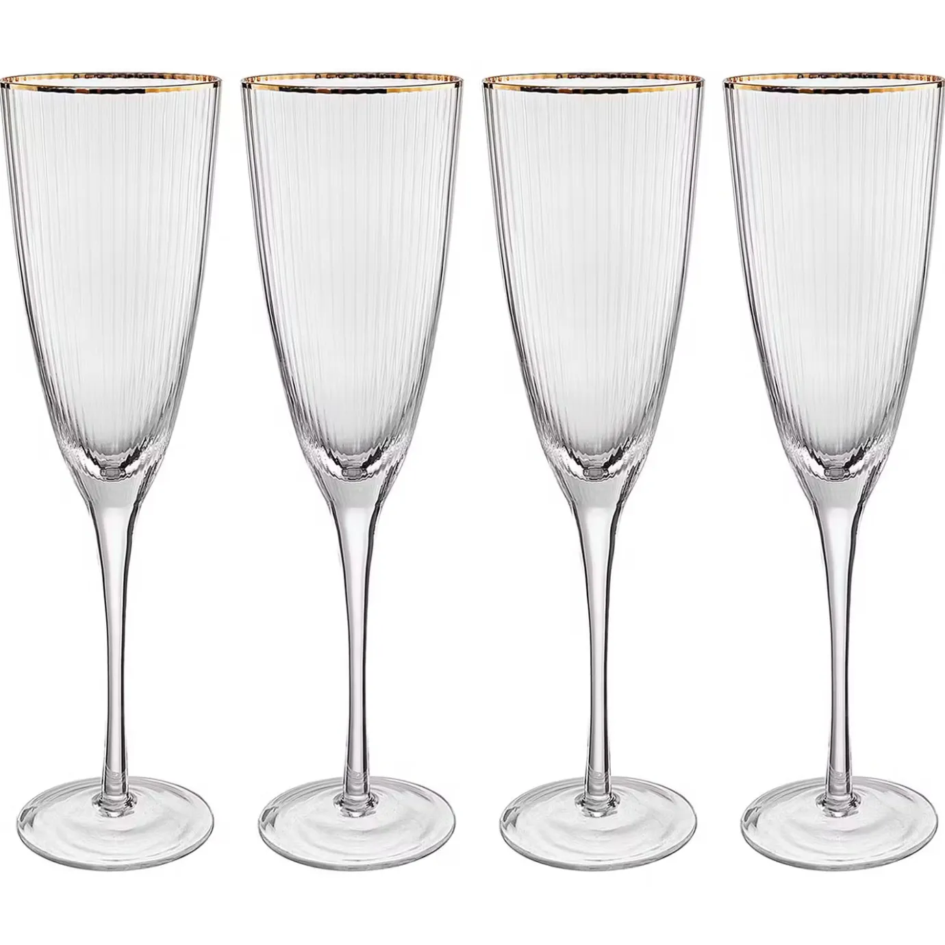 Butlers GOLDEN TWENTIES Champagnerflöte 4er-Set- Sektgläser & Champagnergläser