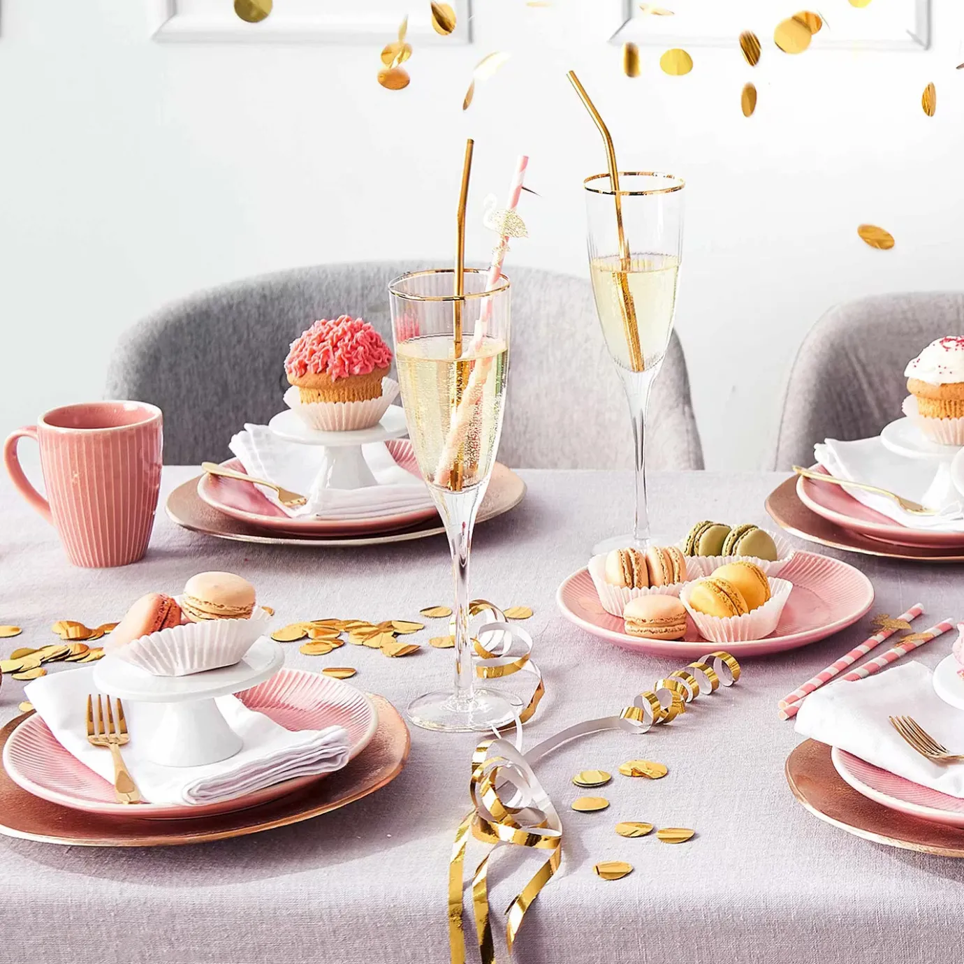 Butlers GOLDEN TWENTIES Champagnerflöte 4er-Set- Sektgläser & Champagnergläser