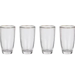 Butlers GOLDEN TWENTIES Londdrinkglas 4er-Set- Cocktailgläser