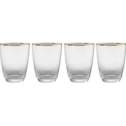 Butlers GOLDEN TWENTIES Wasserglas 4er-Set- Wassergläser
