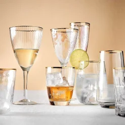 Butlers GOLDEN TWENTIES Wasserglas 4er-Set- Wassergläser