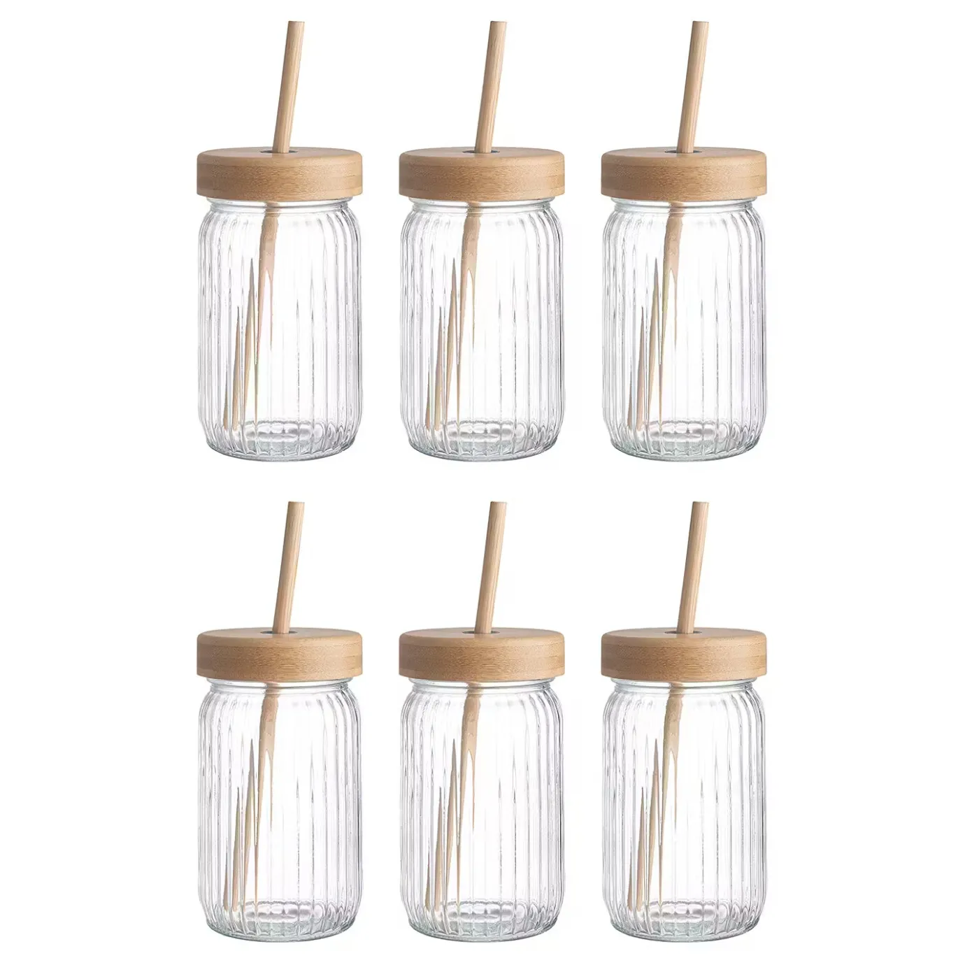 Butlers GREEN TASTE Trinkglas 6er-Set- Wassergläser