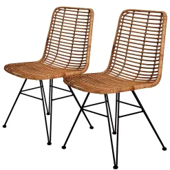 Butlers HACIENDA Stuhl 2er-Set- Möbel