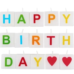 Butlers HAPPY BIRTHDAY Kerzen-Set 6er-Set- Kerzen