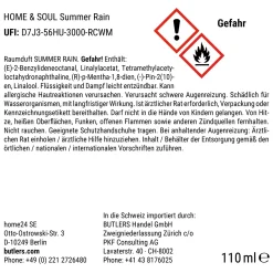 Butlers HOME & SOUL Raumduft Summer Rain- Raumdüfte|Raumdüfte & Diffuser
