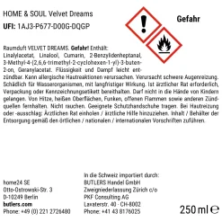 Butlers HOME & SOUL Raumduft Velvet Dreams- Raumdüfte|Raumdüfte & Diffuser