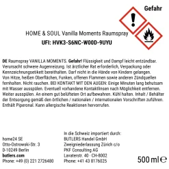 Butlers HOME & SOUL Raumspray Vanilla Moments- Raumdüfte|Raumdüfte & Diffuser
