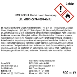 Butlers HOME & SOUL Raumspray X Herbal Green- Raumdüfte|Raumdüfte & Diffuser