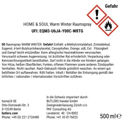 Butlers HOME & SOUL Raumspray X Warm Winter- Raumdüfte|Raumdüfte & Diffuser