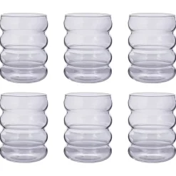 Butlers HOOP Trinkglas 6er-Set- Wassergläser