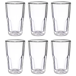 Butlers HOT & COLD Trinkglas doppelwandig 6er-Set- Wassergläser