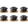 Butlers HOT IRON Serviertopf 6er-Set- Kochen & Backen