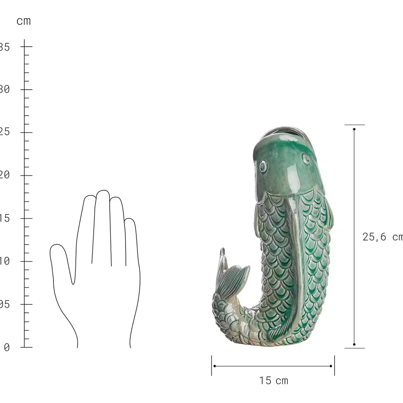 Butlers KOI Vase- Vasen