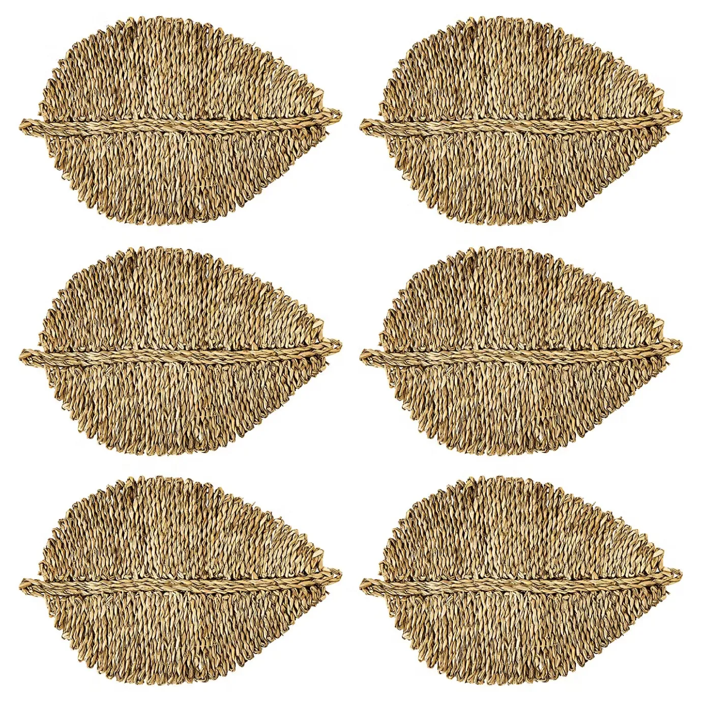 Butlers LEAF Platzset 6er-Set- Tischläufer