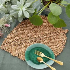 Butlers LEAF Platzset 6er-Set- Tischläufer
